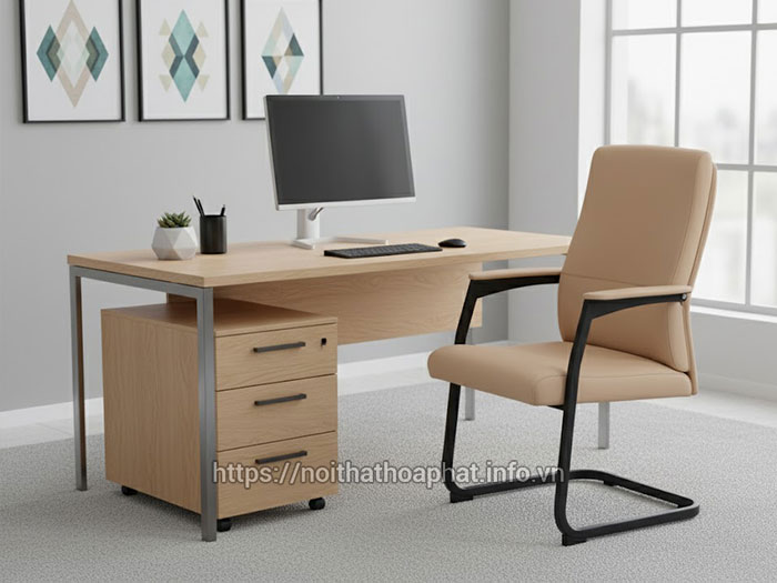 Ghế da văn phòng chân quỳ