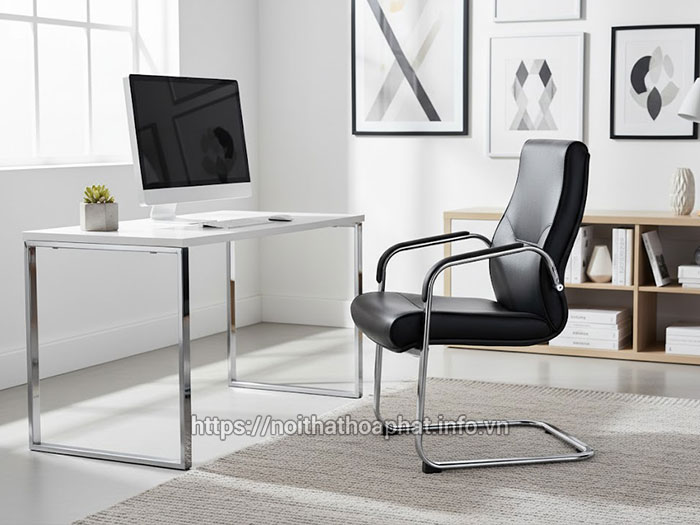 Ghế da văn phòng chân quỳ