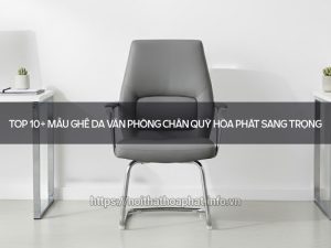 Ghế da văn phòng chân quỳ