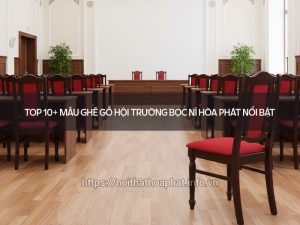 Ghế gỗ hội trường bọc nỉ