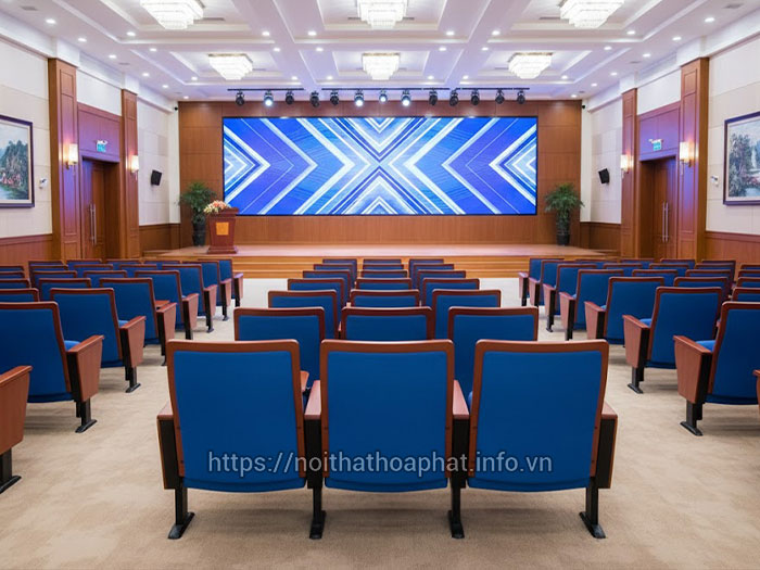 Ghế hội trường có bàn gấp