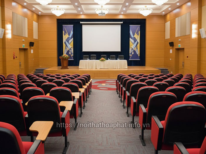 Ghế hội trường có bàn gấp