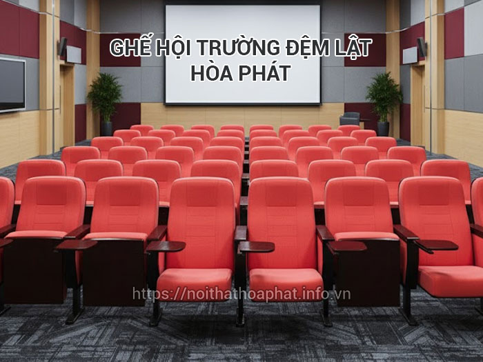 Ghế hội trường đệm lật