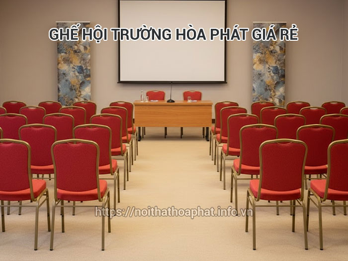 Ghế hội trường Hòa Phát giá rẻ