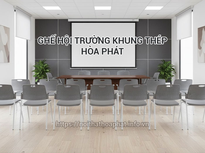 Ghế hội trường khung thép