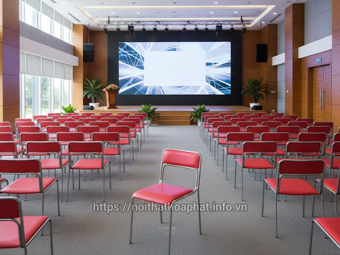 Ghế hội trường khung thép