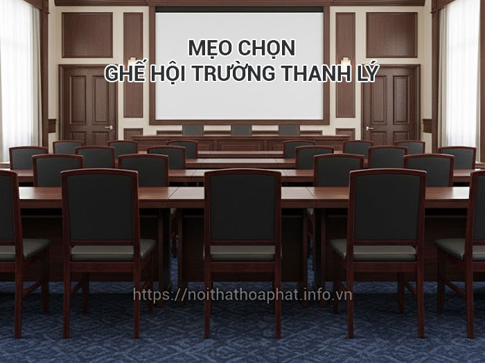 Ghế hội trường thanh lý