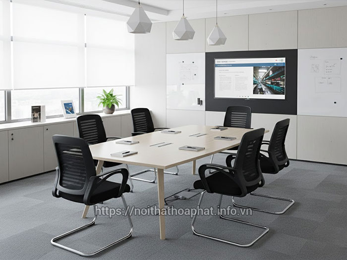 Ghế họp chân quỳ Hòa Phát