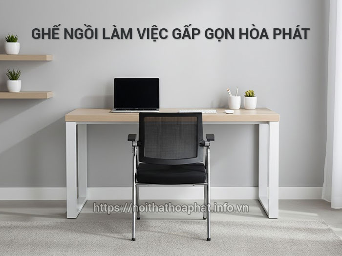 Ghế ngồi làm việc gấp gọn