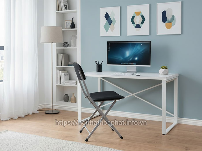 Ghế ngồi làm việc gấp gọn