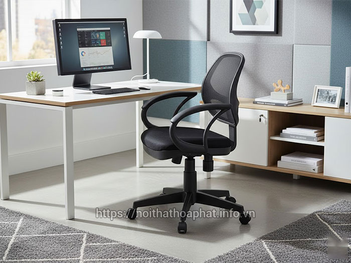 Ghế nhân viên chân xoay