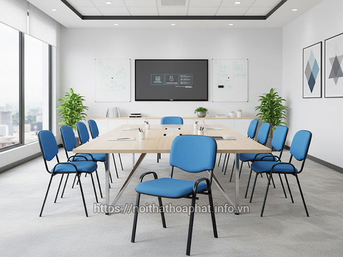 Ghế phòng họp xếp gọn