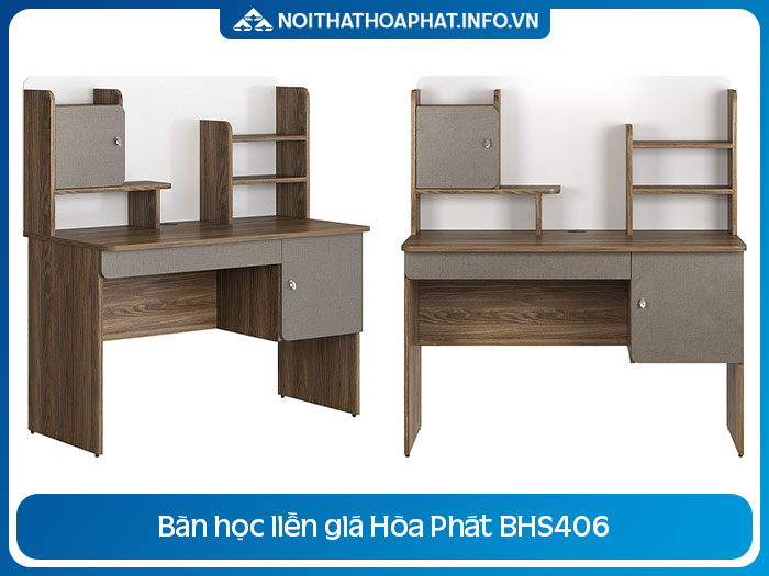 Bàn học liền giá Hòa Phát BHS406
