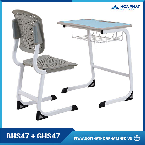 Bàn ghế học sinh gia đình BHS47-GHS47