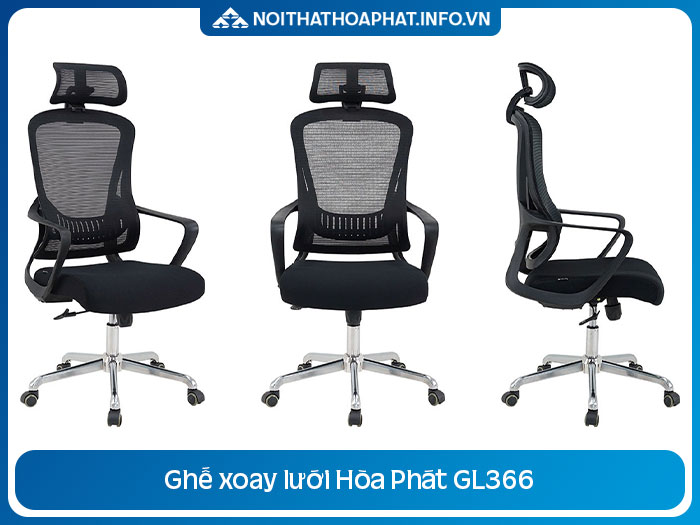Ghế Xoay Lưới Hòa Phát GL366