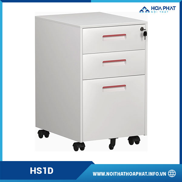 Hộc sắt di động 3 ngăn HS1D