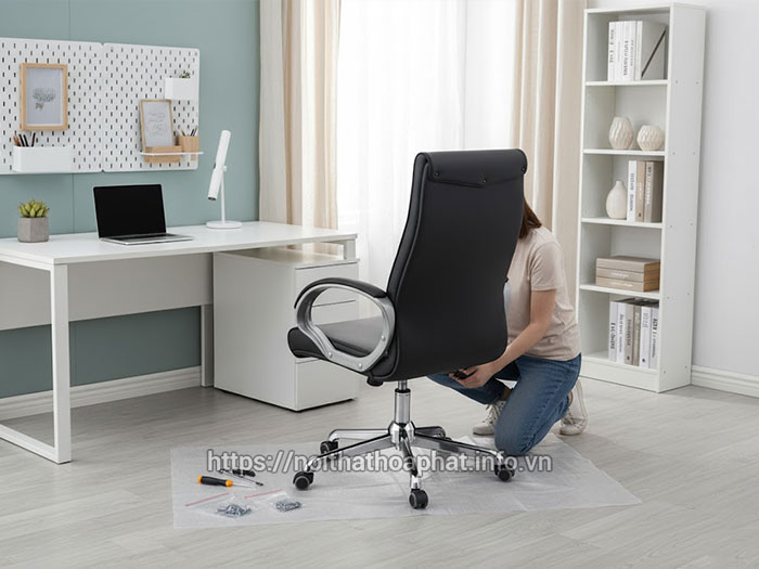 Hướng dẫn lắp ghế xoay văn phòng