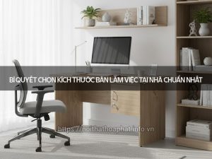 Kích thước bàn làm việc tại nhà