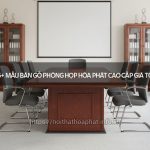 Mẫu bàn gỗ phòng họp