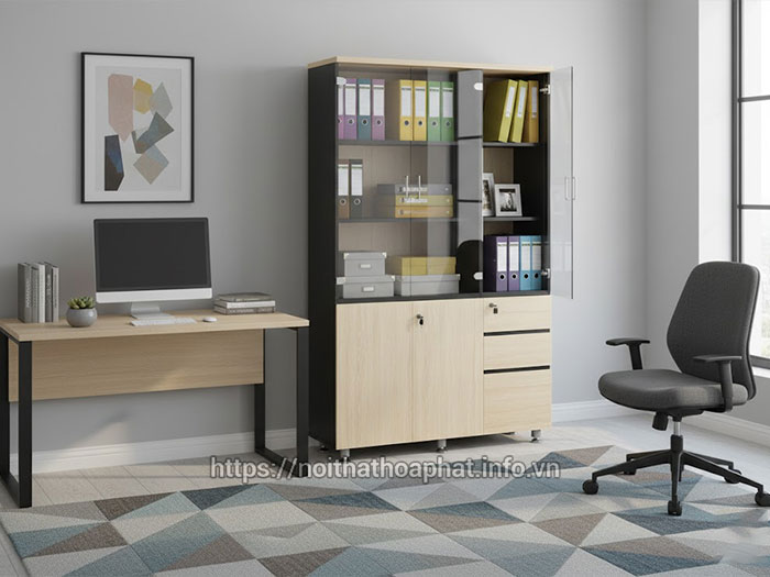 Tủ gỗ văn phòng đẹp