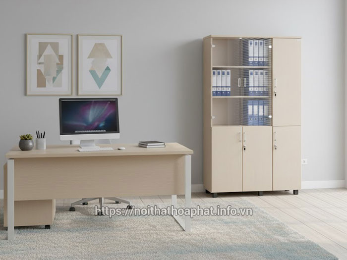 Tủ hồ sơ gỗ 3 cánh