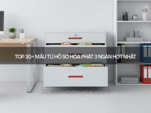 Tủ hồ sơ Hòa Phát 3 ngăn