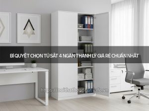 Tủ sắt 4 ngăn thanh lý