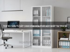 Tủ sắt cánh kính Hòa Phát