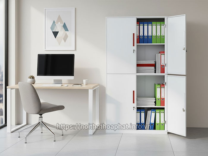 tủ sắt đựng hồ sơ 4 cánh