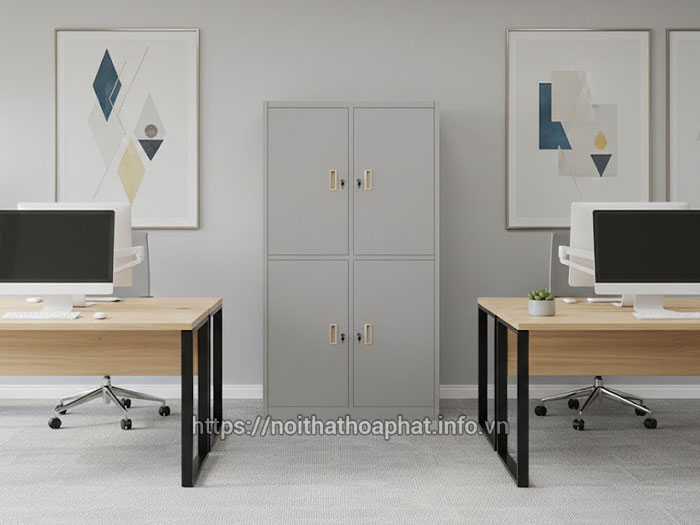 tủ sắt đựng hồ sơ 4 cánh