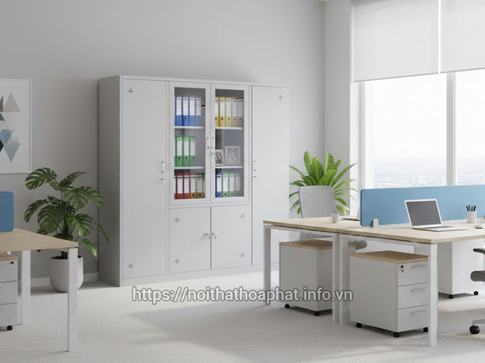 tủ sắt đựng hồ sơ 4 cánh