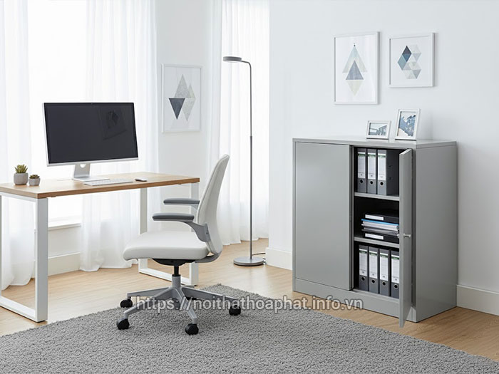 Tủ sắt tài liệu thấp