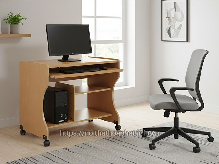 Bàn để máy vi tính nhỏ gọn