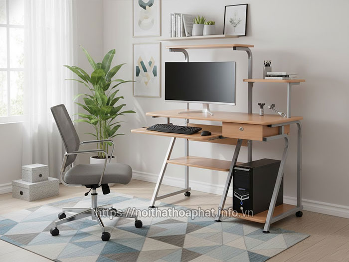 Bàn để máy vi tính nhỏ gọn