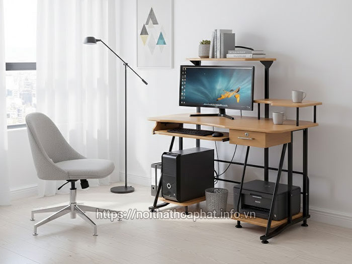Bàn để máy vi tính nhỏ gọn