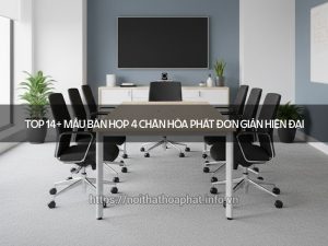 Bàn họp 4 chân