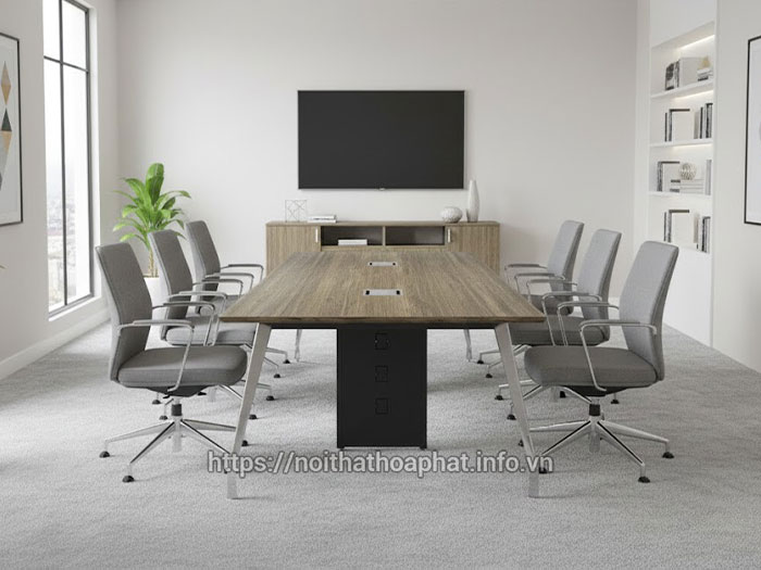 Bàn họp có ổ cắm điện