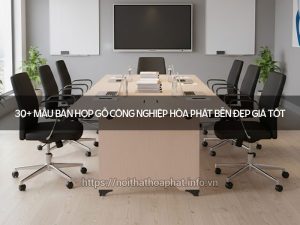 Bàn họp gỗ công nghiệp