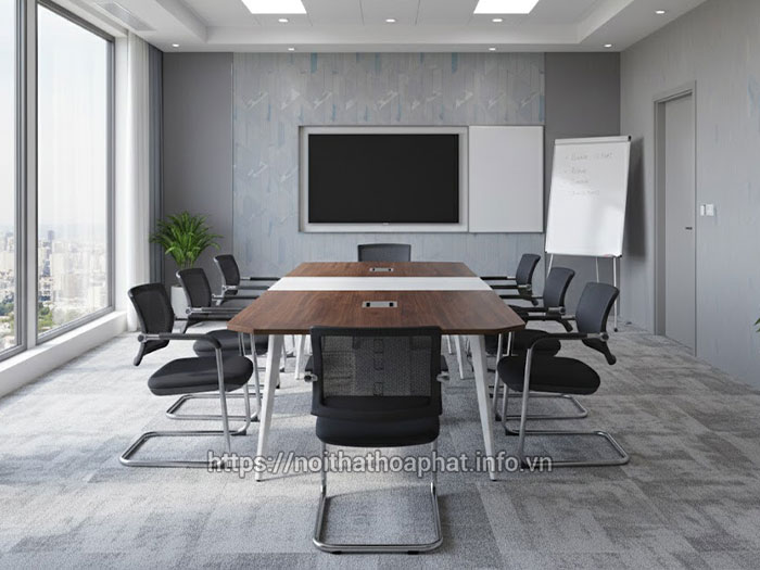 Bàn họp Hòa Phát chân sắt