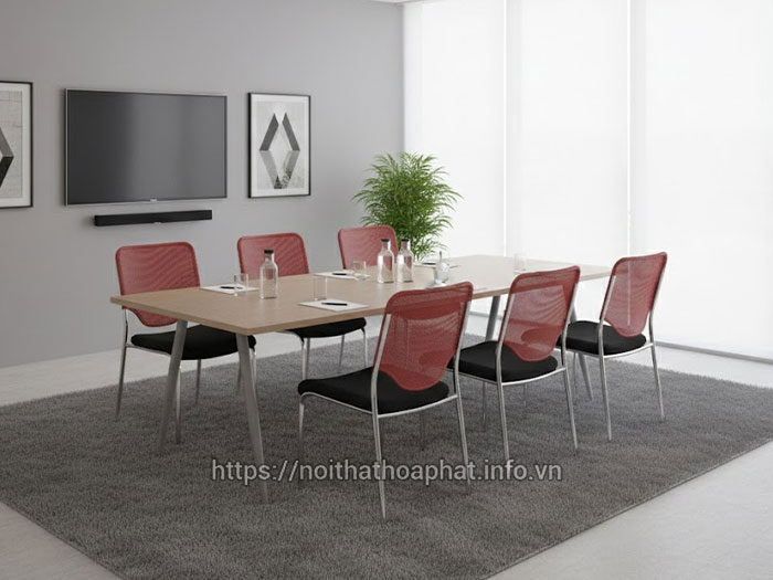 Bàn họp Hòa Phát chân sắt