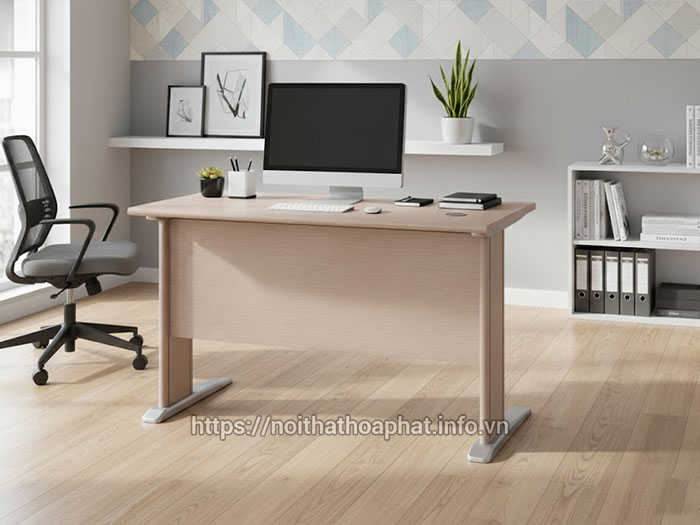 Bàn làm việc chân sắt tĩnh điện