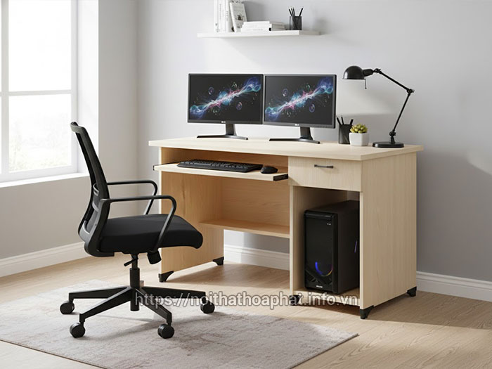 Bàn máy tính 2 màn hình