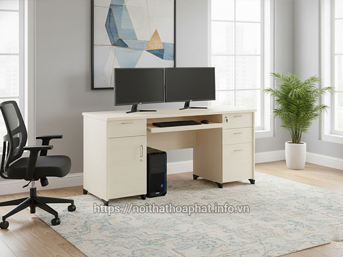 Bàn máy tính 2 màn hình