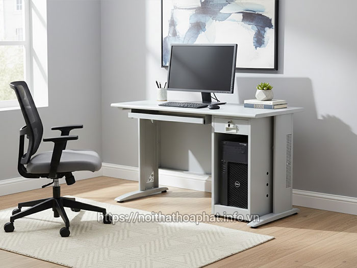 Bàn máy tính mặt gỗ