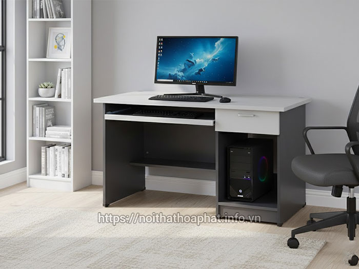 Bàn máy vi tính gỗ MDF