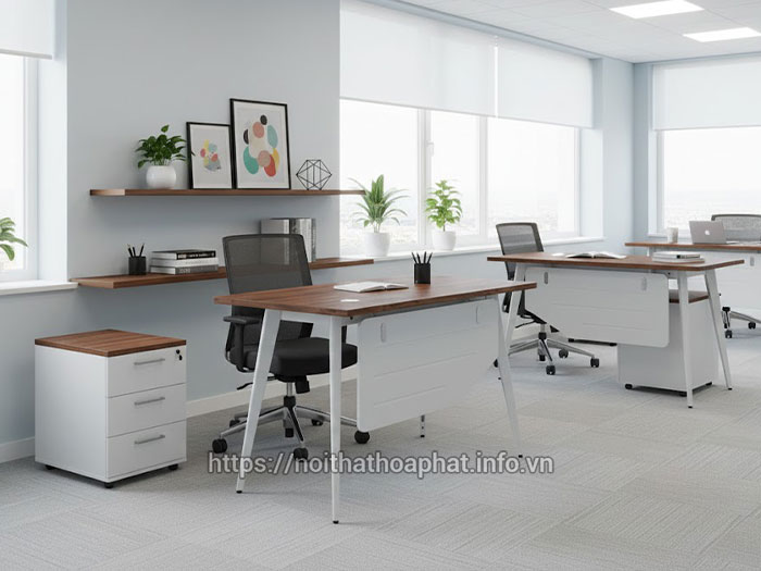 bàn nhân viên 1m4