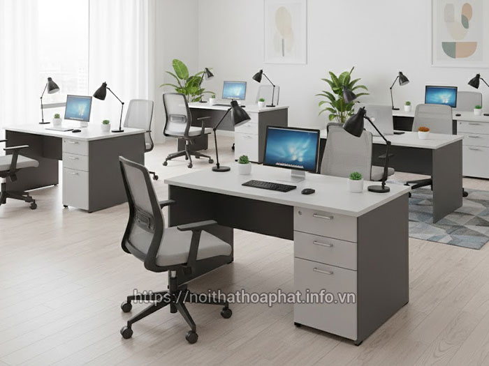 bàn nhân viên 1m4