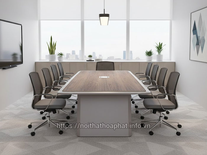 Bàn phòng họp gỗ MDF