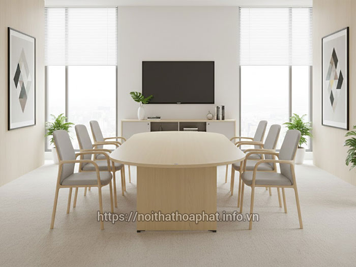 Bàn phòng họp gỗ MDF