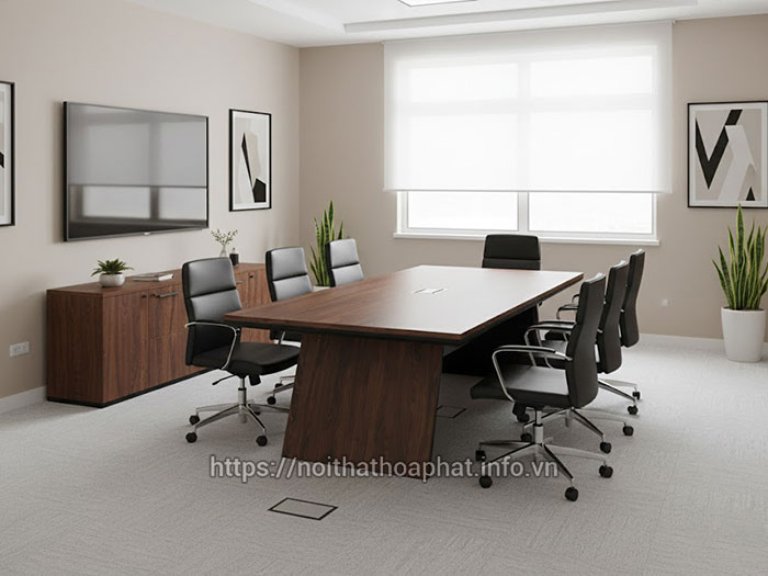 Bàn phòng họp gỗ MDF